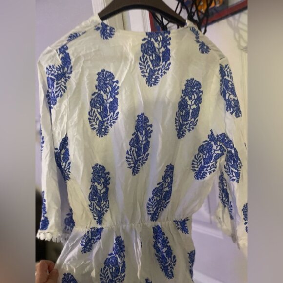 Spool No. 72 Blue White Romper - Picture 7 of 7